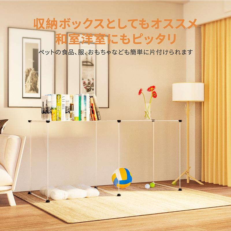 ペットフェンス ドア 付 室内 透明 軽い パネルサイズ 5070cm クリア サークル バリア 広い うさぎ 飼育 猫 ケージ プレイサークル ゲート 犬 ウサギ 人気海外一番