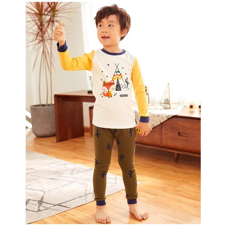 激安アウトレット ベビー服 シューズ パジャマ 可愛いキツネ柄キッズパジャマ長袖 ベビーパジャマ子供ルームウェアキッズ部屋着子供パジャマ長袖上下セットスターsz Www Threeriversofs Com
