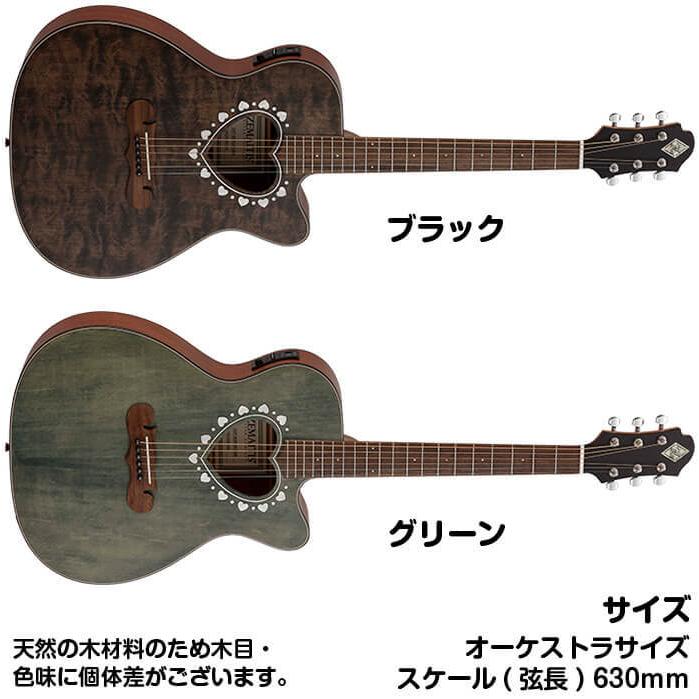 アコースティックギター 初心者セット ゼマイティス CAF-80HCW