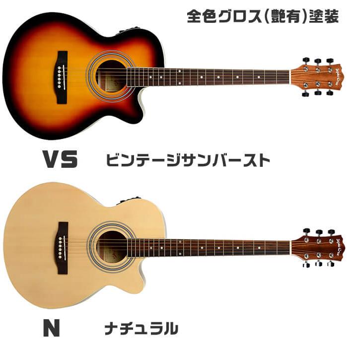 アコースティックギター 初心者セット エレアコ 14点 Sepia Crue
