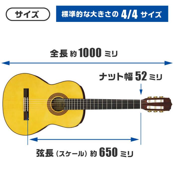 ARIA（アリア） クラシックギター 初心者セット (ハードケース 14点