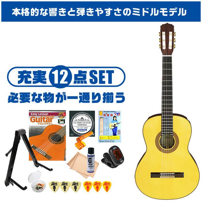 ARIA（アリア） クラシックギター 初心者セット 入門 (充実 12点) ARIA 