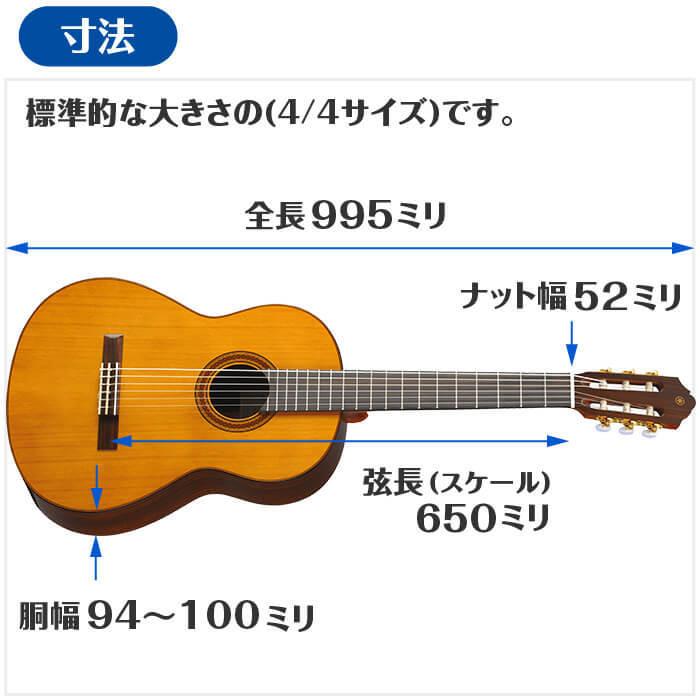 クラシックギター 初心者セット YAMAHA CG182C ヤマハ 9点 入門セット シダー材単板 ローズウッド材｜jivemusic｜08