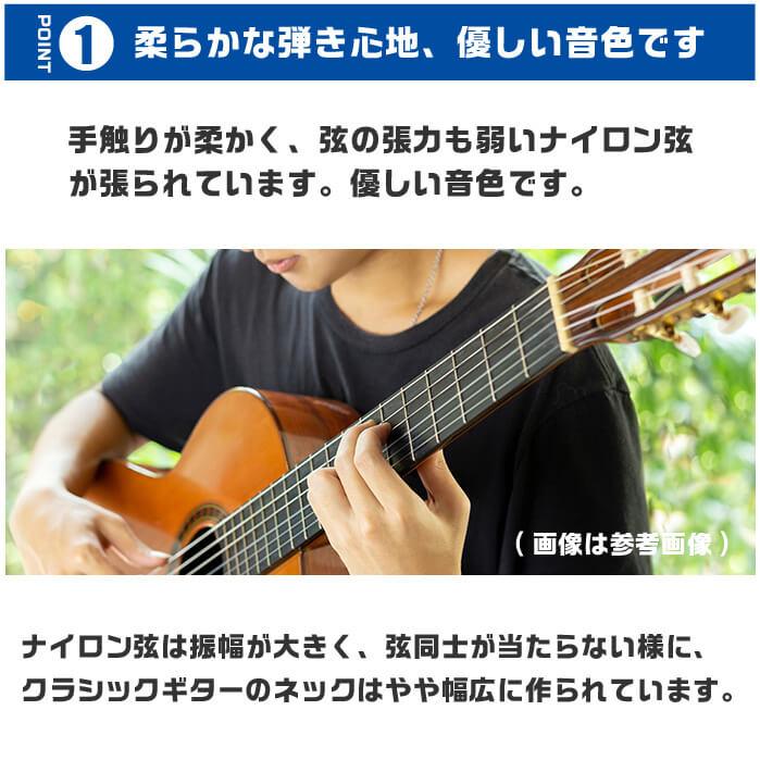 クラシックギター 初心者セット 入門 (必須 5点) バレンシア VC204