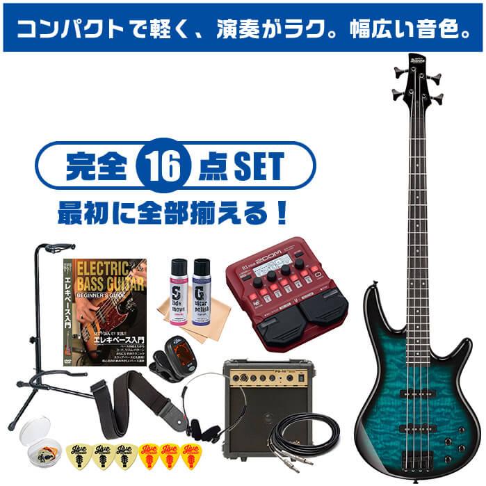 Ibanez ベース 初心者セット GSR280QA 入門 (ズーム マルチ Ibanez ベース 初心者セット GSR280QA 入門 (ズーム マルチ