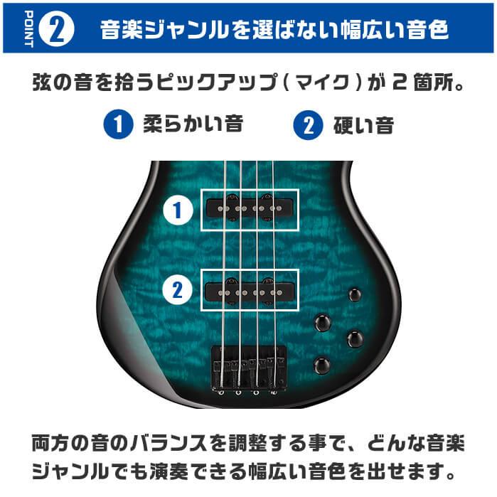 Ibanez ベース 初心者セット GSR280QA 入門 (ズーム マルチ Ibanez ベース 初心者セット GSR280QA 入門 (ズーム マルチ