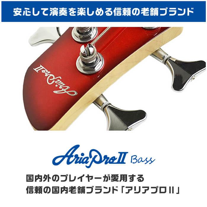 ベース 初心者セット AriaPro II IGB-STD 入門 (安心10点) アリアプロ II エレキベースの画像