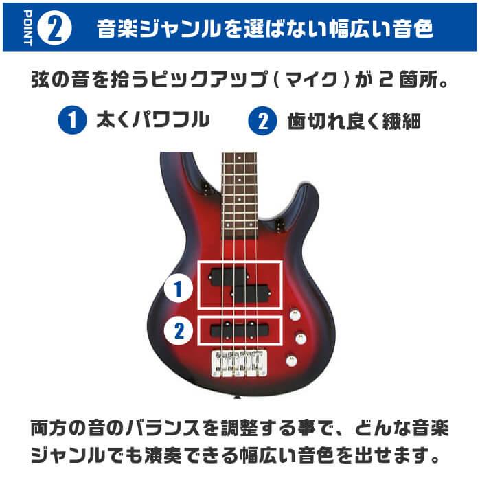 ベース 初心者セット AriaPro II IGB-STD 入門 (安心10点) アリアプロ II エレキベースの画像
