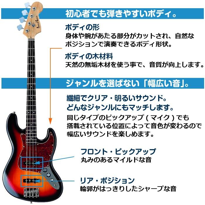 エレキベース 初心者セット 14点 フォトジェニック ジャズベース Jb240 ベース 初心者 入門 セット Eb Jb240 17 ジャイブミュージック 通販 Yahoo ショッピング