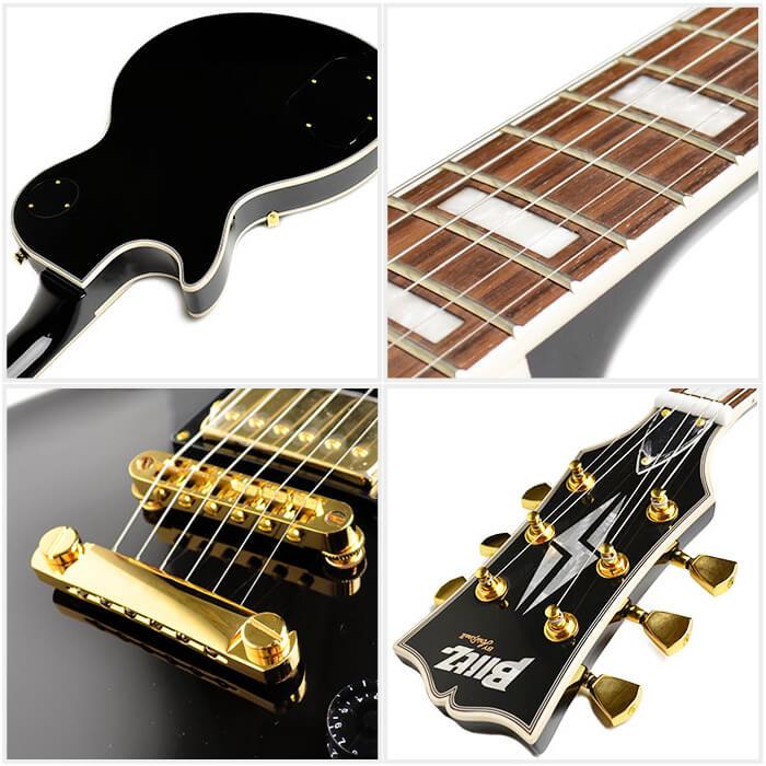 Blitz ブラック エレキギター レスポールタイプ　おまけ7点 Blitz ブラック エレキギター レスポールタイプ おまけ7点 Blitz