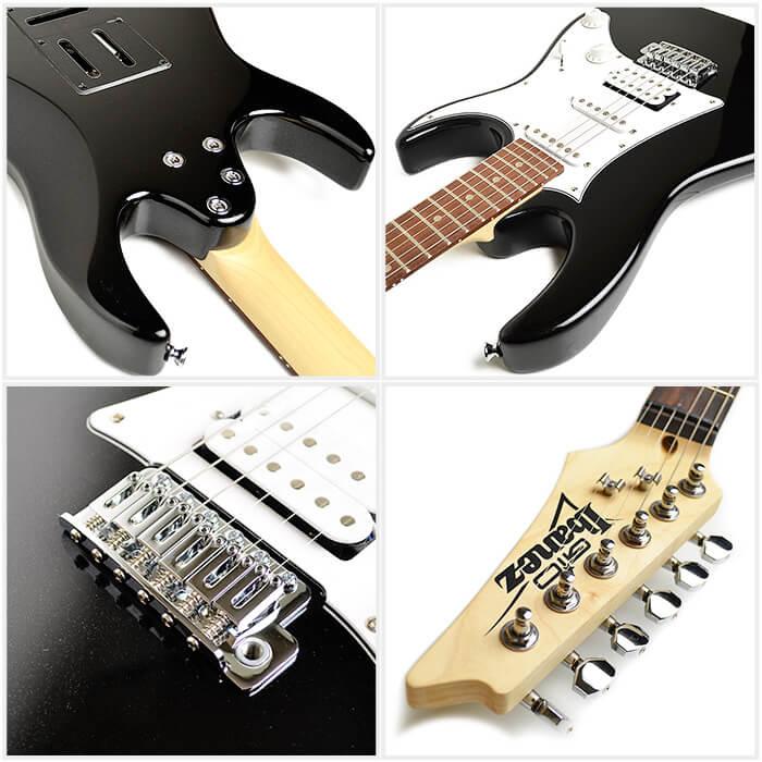 人気 BKN エレキギター アイバニーズ GRG170DX 初心者セット Ibanez ふるさと割ふるさと割Gio アイバニーズ GRX40 7点  Ibanez ギター ストラトタイプ 入門 セット