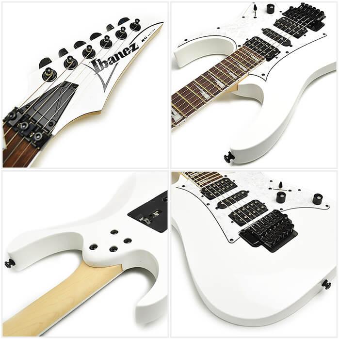 【エレキギター】Ibanez RG350DXZ-WH 【即購入可】 Ibanez エレキギター 初心者セット RG350DXZ WH 入門 (ズーム
