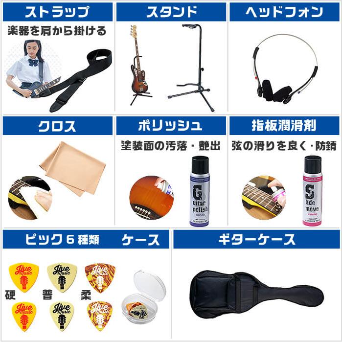 Ibanez エレキギター 初心者セット RG350ZB WK 入門 (充実 16点 Ibanez エレキギター 初心者セット RG350ZB WK 入門 (充実 16点