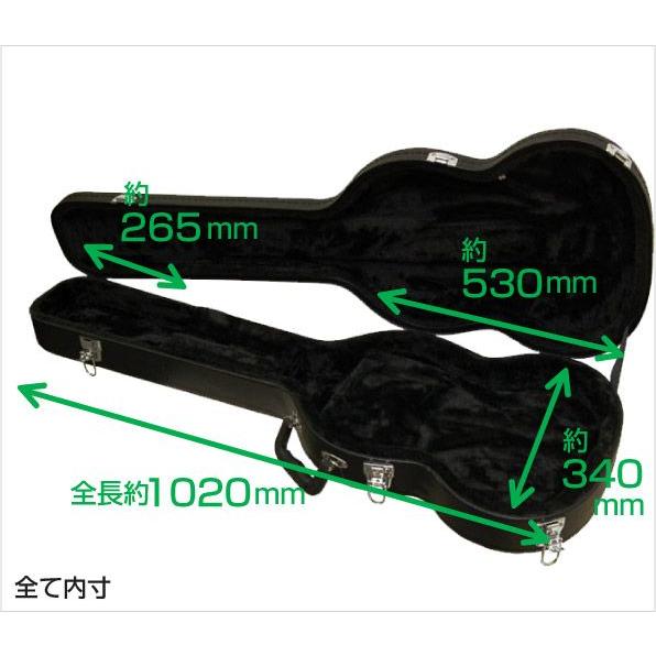 ギターケース エレキ (ハードケース SG) KC SG150 エレキギター Black 