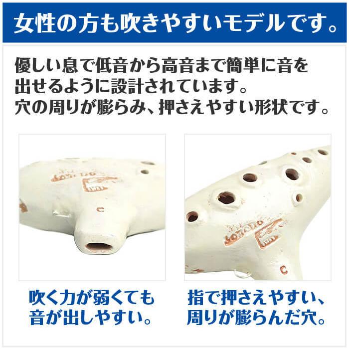 オカリナ 初心者セット (教則本付属 6点) アケタ オカリーナ S