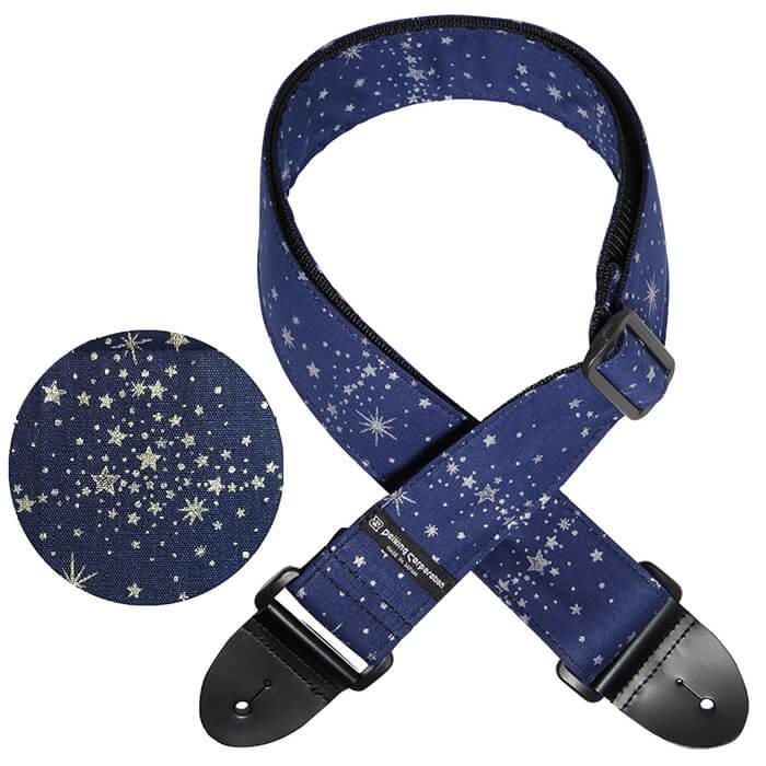 ギター ストラップ 星 柄 Daiking グリッター スター (エレキ