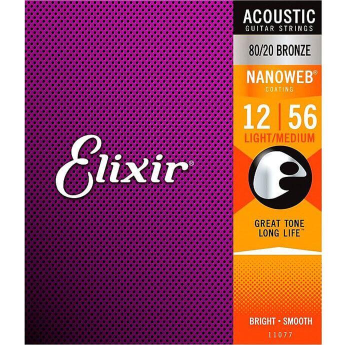 アコースティックギター 弦 Elixir 11077 (012-056) エリクサー