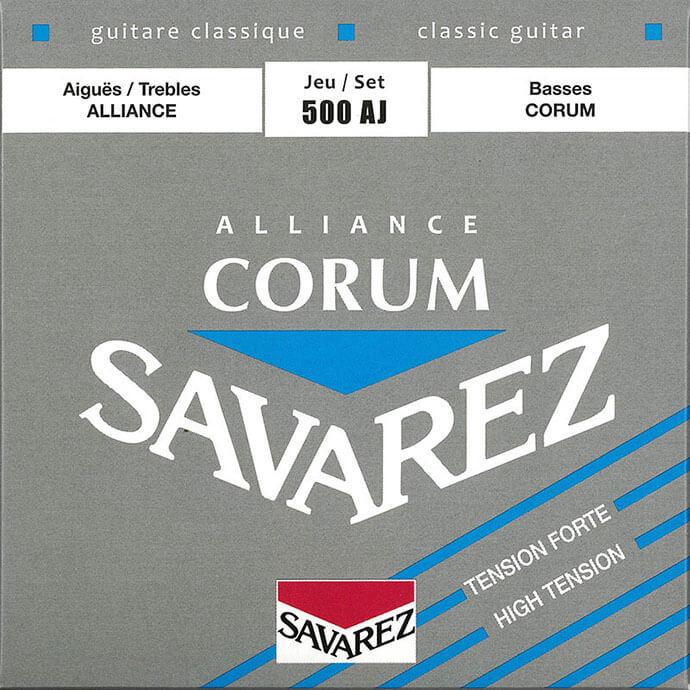 クラシックギター 弦 SAVAREZ 500AJ CORUM/ALLIANCE ハイテンション