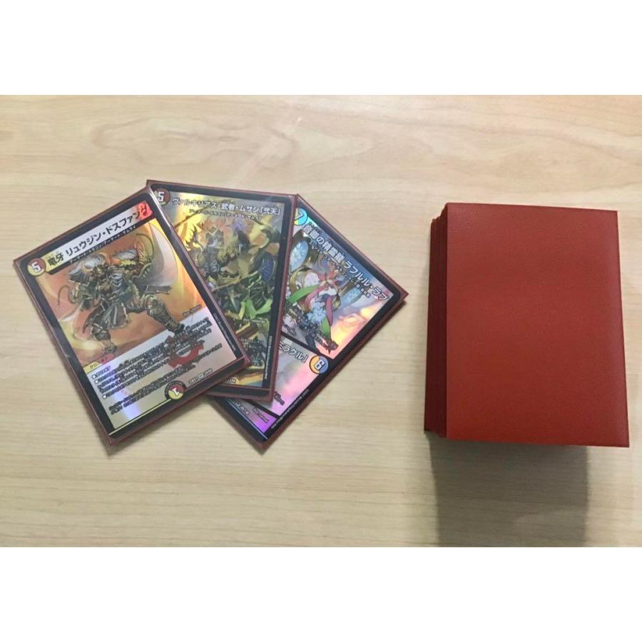 デュエマ 本格構築 【赤白サムライ】 デッキ&二重スリーブ : 自 デュエマ 本格構築 【赤白サムライ】 デッキ&二重スリーブ : 自