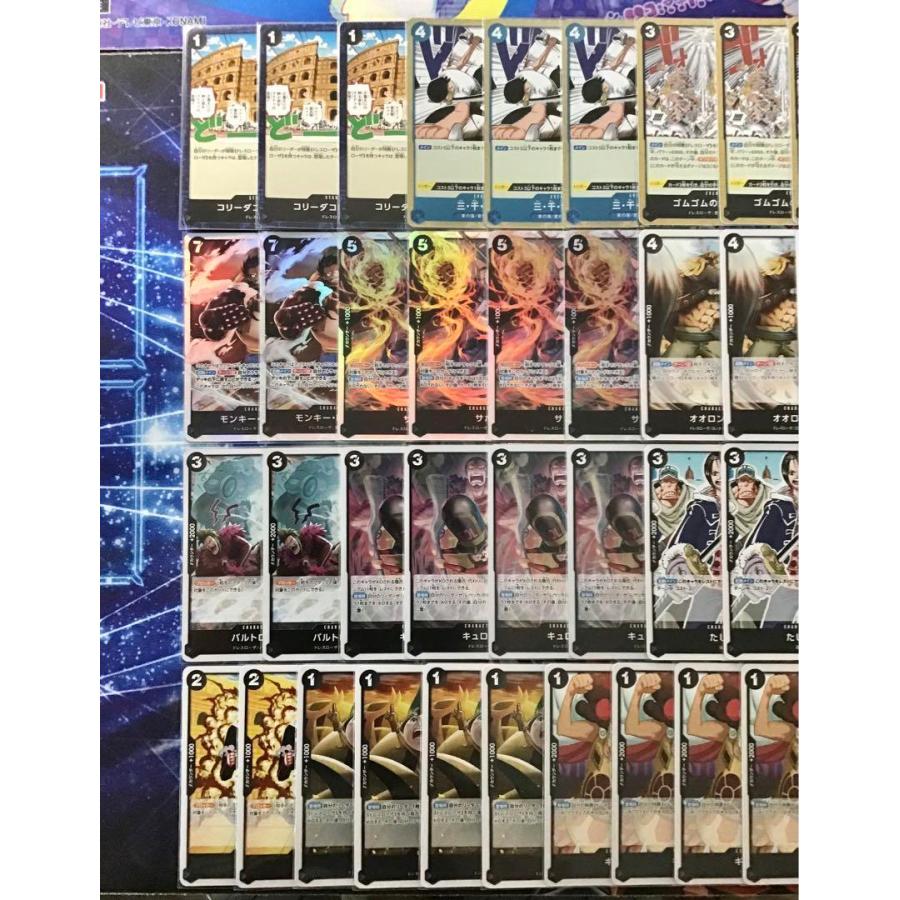 ワンピースカード 大会構築 【青黒レベッカ】デッキ メイン ワンピースカード 大会構築 【青黒レベッカ】デッキ メイン
