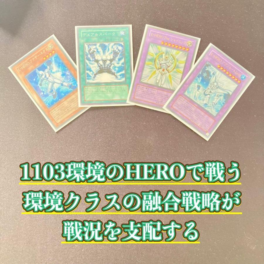 1103環境 本格構築 【HEROビートデッキ】メイン＆二重スリーブ 《E