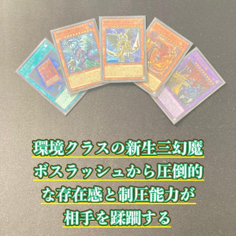本格構築 【三幻魔】デッキ＆二重スリーブ 《 罪禍の三幻魔−降雷皇