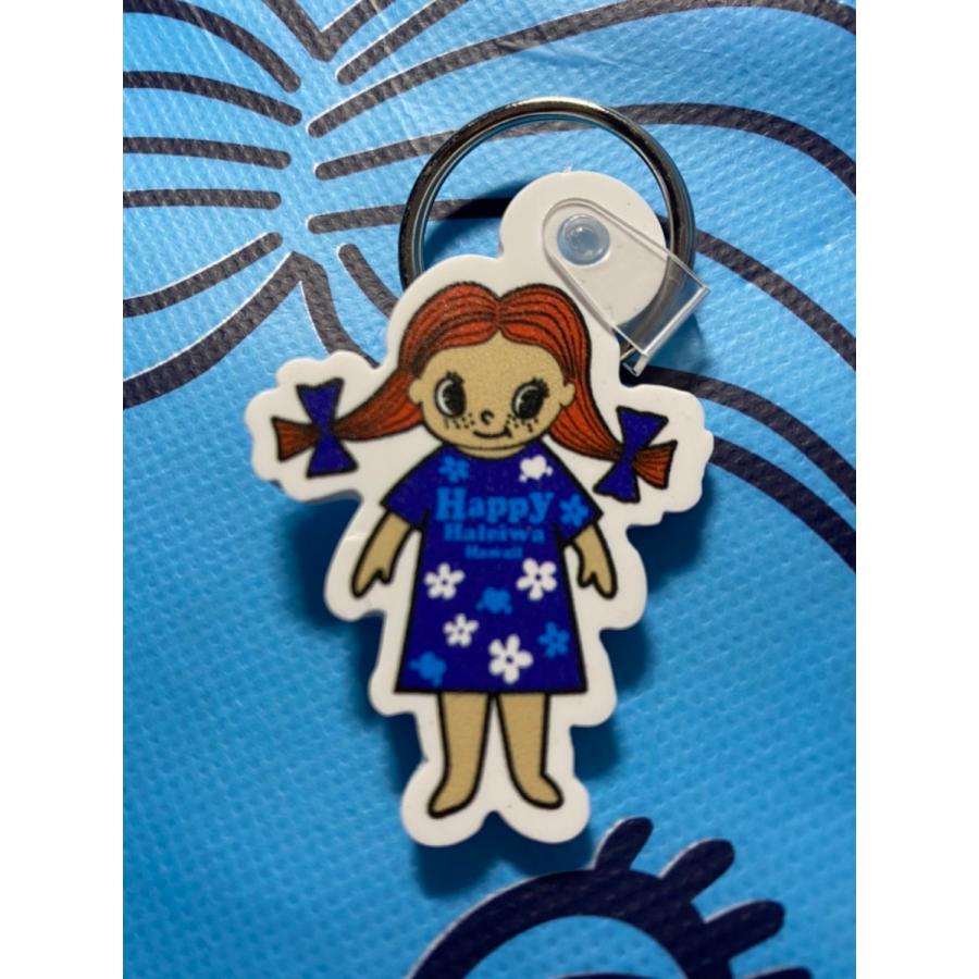 Happy Haleiwa ハッピーハレイワ ラバーキーホルダー ハワイ雑貨 ハッピーハレイワ ラバーキーホルダー HAPPY HALEIWA HAWAII