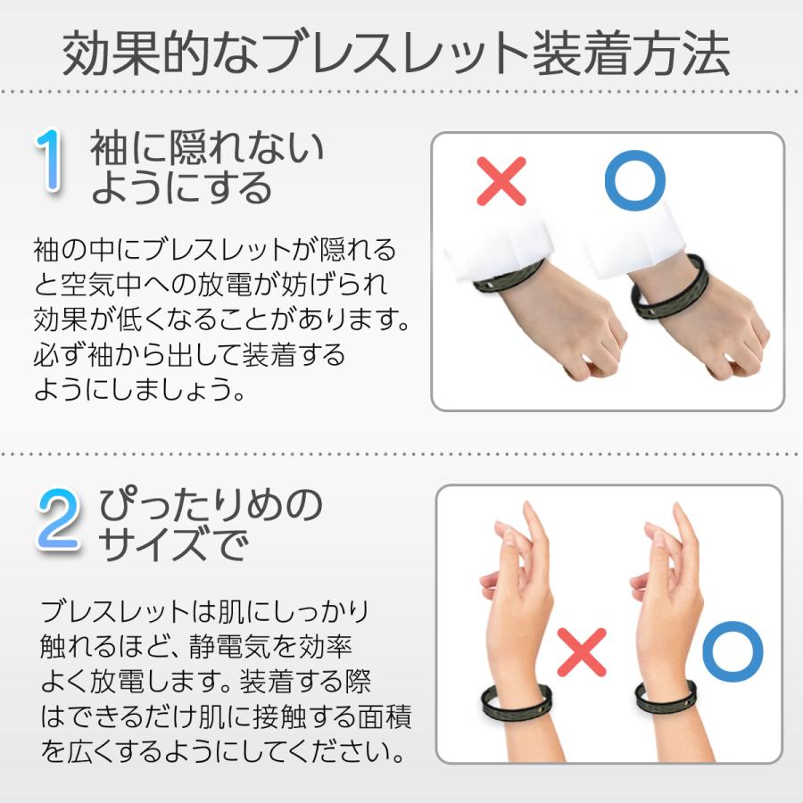 楽天ランキング1位獲得 静電気除去グッズ ブレスレット 強力