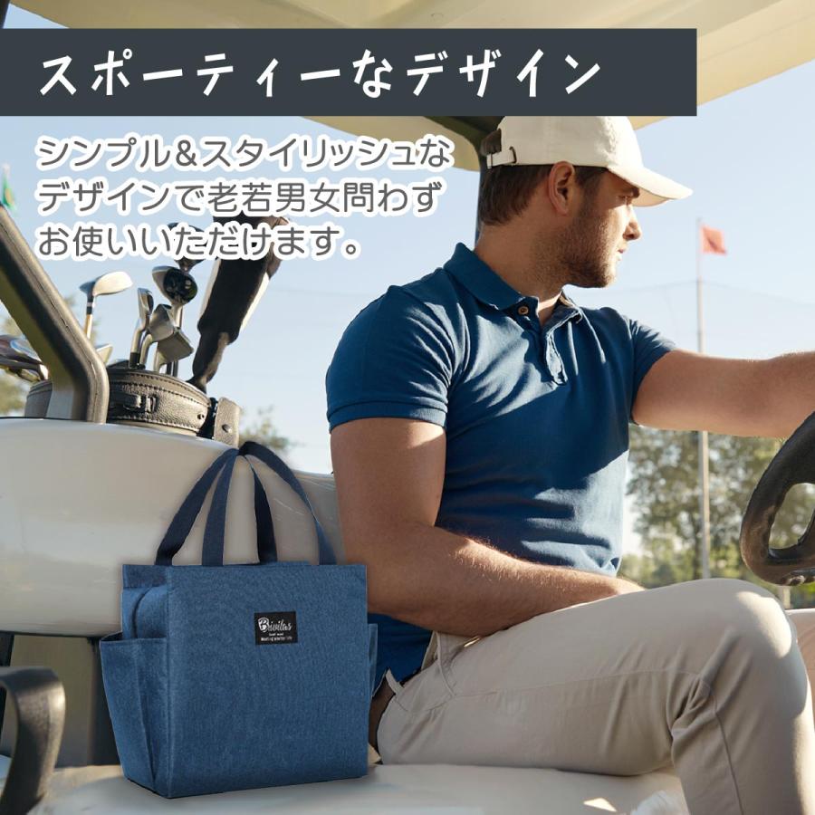 ラウンドバッグ ゴルフメンズ レディース 保冷 保温 軽量 おしゃれ  