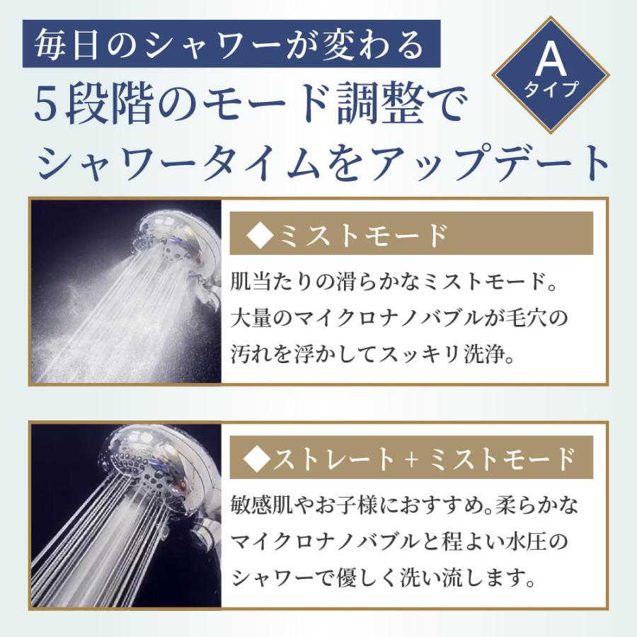 2026年最新型 シャワーヘッド ナノバブル 節水 手元止水 マイクロ