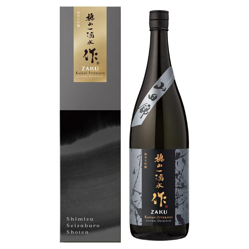 作 ざく 槐山一滴水 かいざん 純米大吟醸 日本酒 【新ラベル】 750ml 清水清三郎商店 専用ギフト箱付｜jizake-mie｜02