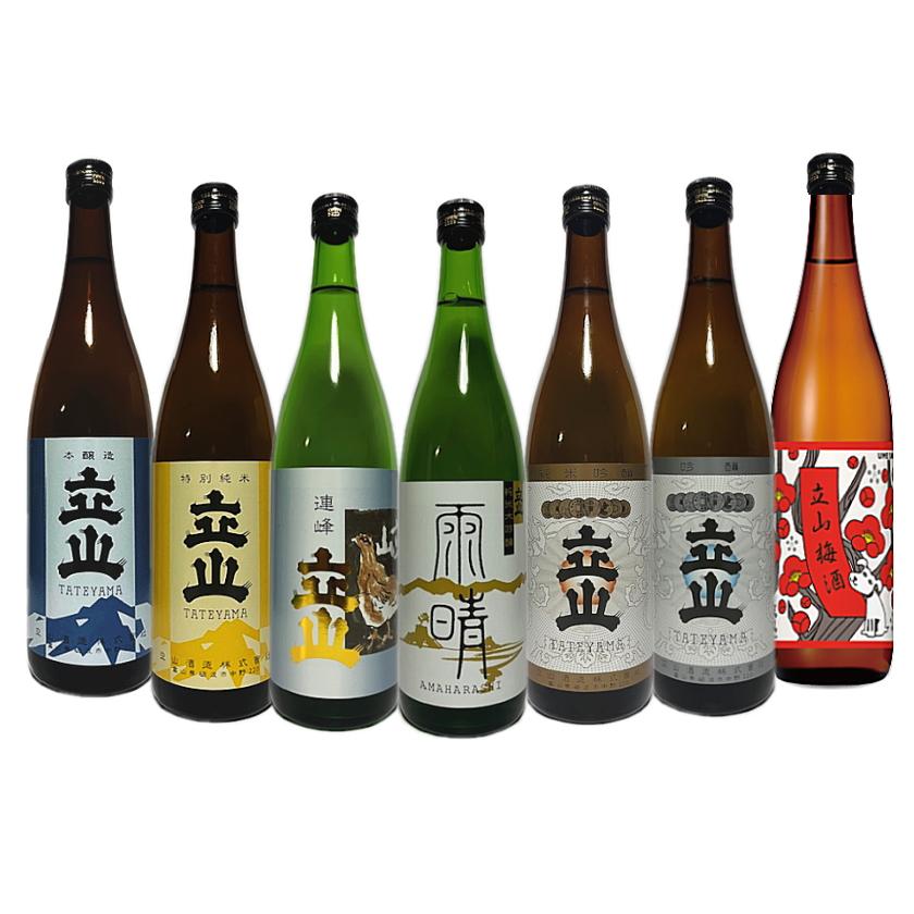 日本酒 飲み比べ 立山づくし飲み比べ720ml7本セット ・（立山本醸造