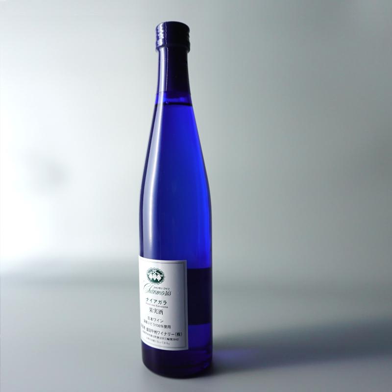 シャンモリワイン デザートワイン 無添加 ナイヤガラ 白 極甘口 500ml