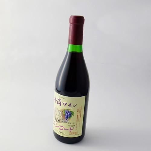 井筒ワイン 無添加ワイン 赤 コンコード 2025 新酒 やや甘口 720ml×6本