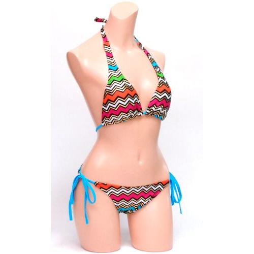 最大65 Offクーポン ゴールド カラフル ホルターネック ビキニ 水着 レディース Mizugi 水着コーデ Bikini Swim Wear プチプラ