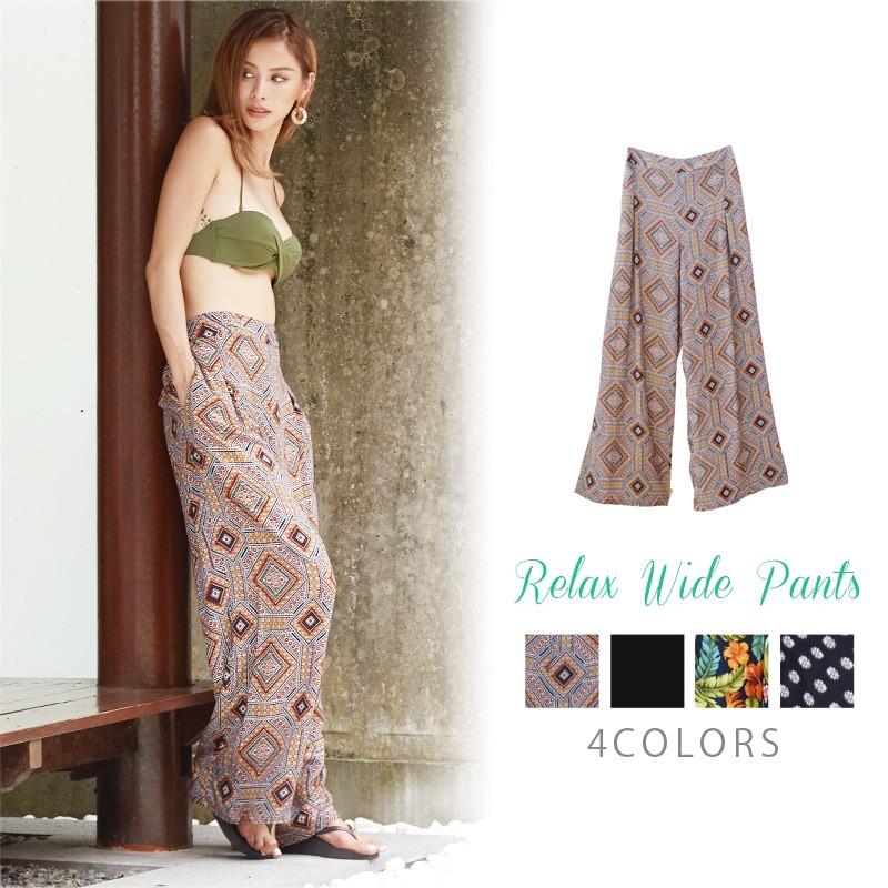 ワイドパンツ レディース ガウチョパンツ ロング 夏 リゾート きれいめ おしゃれ 50代 40代 30代 代 ウエストゴム 大人 水着の上に着る服 海 ビーチウェア Tho004 Jj Market 通販 Yahoo ショッピング