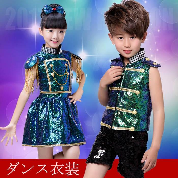 ダンス衣装 スパンコール ワンピース ダンス衣装 ヒップホップ Hiphop スパンコール ダンス衣装 子供 セットアップ キッズ ジャケット 女の子 男の子 L2 Dance06 Jj Shop 通販 Yahoo ショッピング