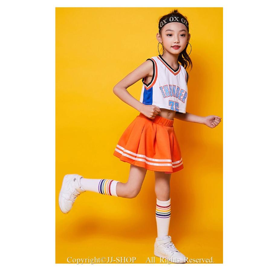 最大86 オフ ダンス Tシャツ フリーツスカート キッズ ダンス衣装 ヒップホップ ジャズダンス チア チアガール Hiphop 女の子 ステージ衣装 演出服 応援団 練習着 Materialworldblog Com