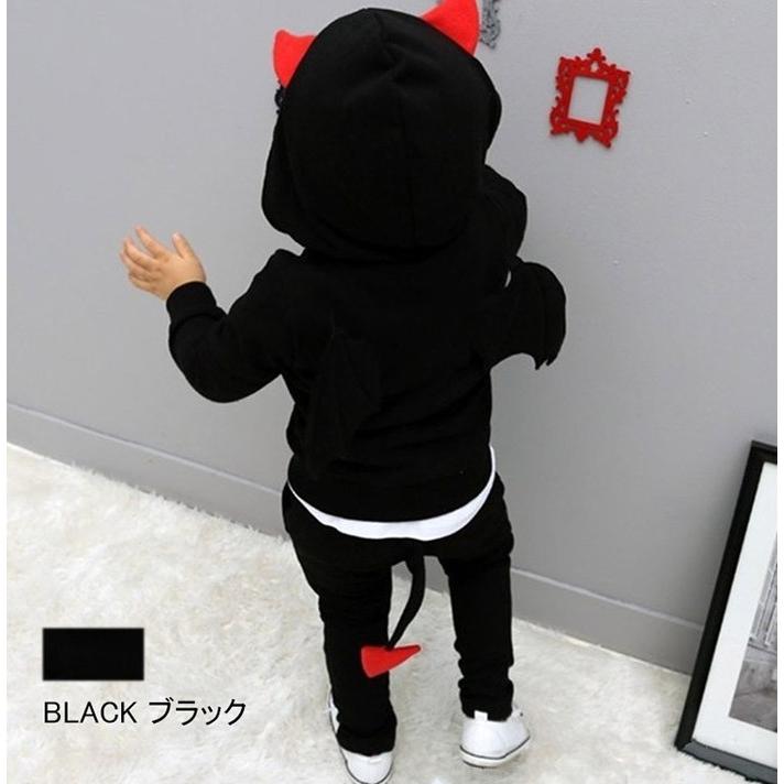 子供 パカー 上下セットアップ キッズ韓国子供服 セットアップ デビル セットアップ ベビー キッズ 男女兼用 裏起毛ではないスウェットです悪魔 L2 Hlw03 Jj Shop 通販 Yahoo ショッピング