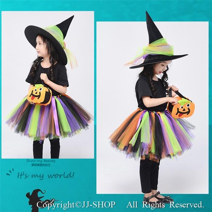 ハロウィン コスプレ 女の子 衣装 魔女 子供 コスプレ 仮装 キッズ スカート コスチューム 子供 洋服 ワンピース Halloween 姫系 カラフルドレス 変装 L2 Hlw13 Jj Shop 通販 Yahoo ショッピング