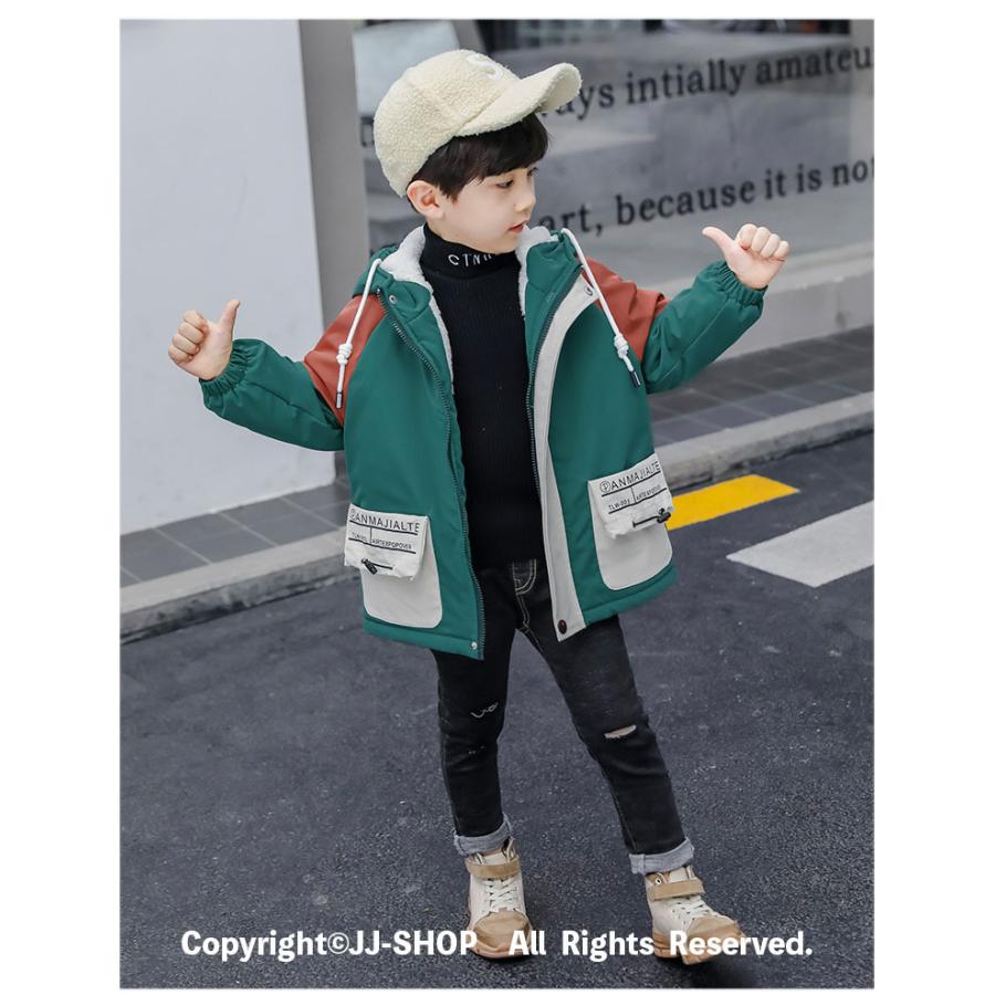 キッズ 裏ボア中綿ジャケット 厚手 アウター フード付き 子供服 男の子 女の子 裏起毛 コート ボーイズ ガールズ 防寒 ジュニア アウター キッズ L2 Kids113 Jj Shop 通販 Yahoo ショッピング