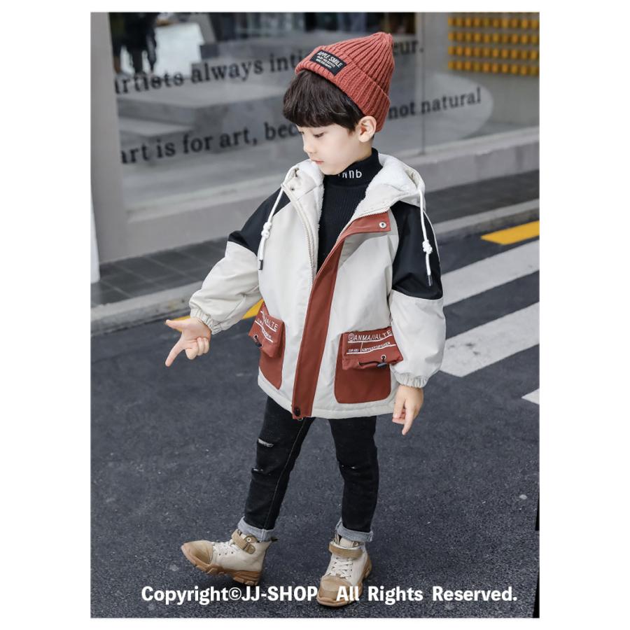 キッズ 裏ボア中綿ジャケット 厚手 アウター フード付き 子供服 男の子 女の子 裏起毛 コート ボーイズ ガールズ 防寒 ジュニア アウター キッズ L2 Kids113 Jj Shop 通販 Yahoo ショッピング
