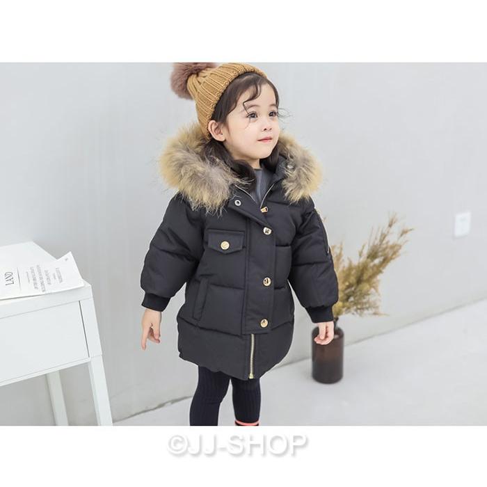 冬着 子供服 可愛い キッズコート 女の子 アウター ロングコート 女児 アウター ジャケット ファー部分 韓国風 厚手 防寒服コート スクール 暖かい 中綿コート L2 Kids52 Jj Shop 通販 Yahoo ショッピング