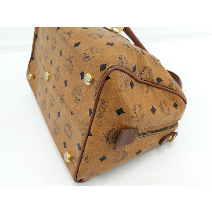 MCM ボストンバッグ レザー ブラウン : 2000002252400002 : JJ 
