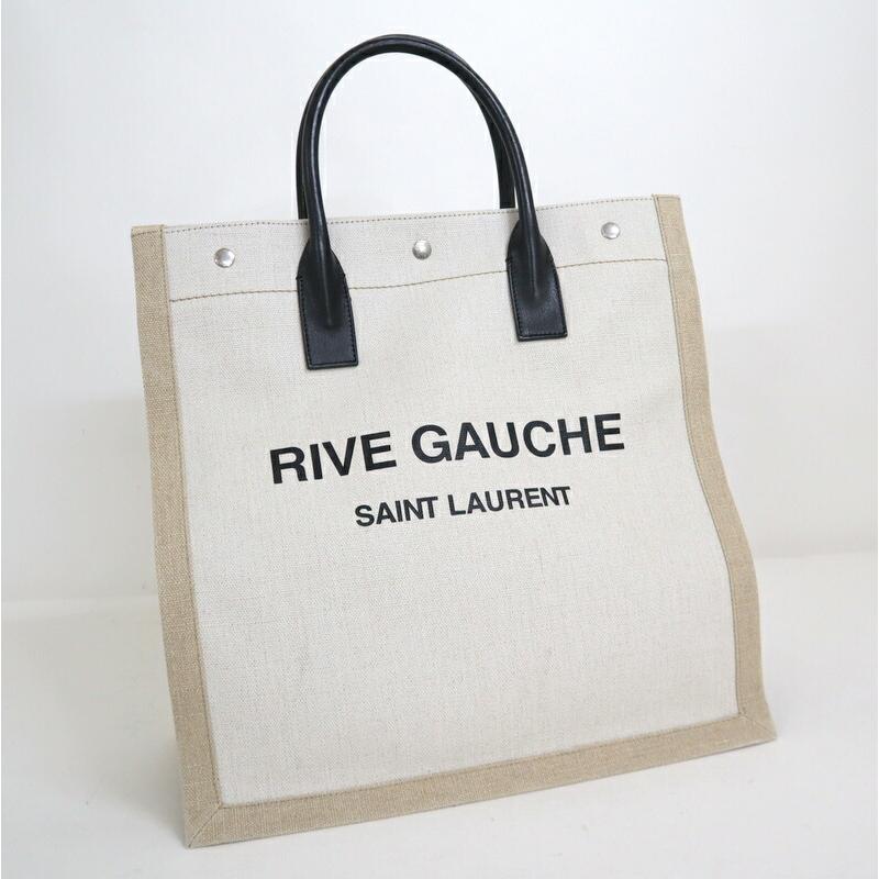 SAINT LAURENT サンローラン リヴゴーシュ・トートバッグ キャンバス