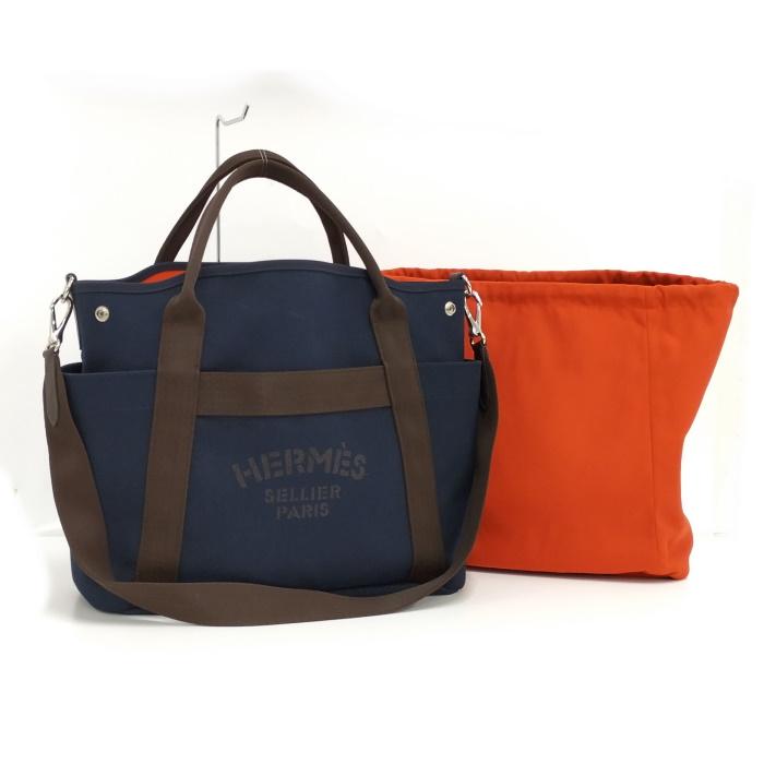 HERMES 【中古】HERMES サックドパンサージュ グルーム 2WAY 