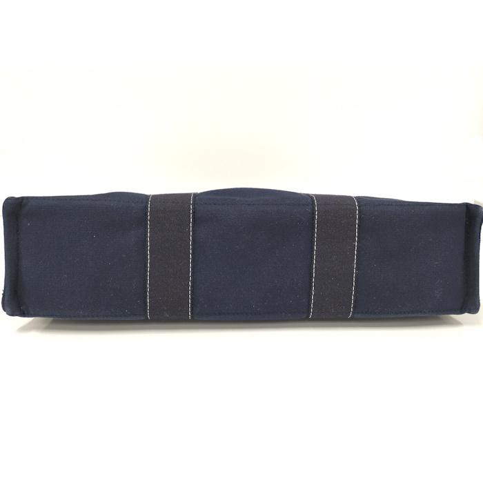 HERMES（エルメス） ドーヴィルMM ハンドバッグ キャンバス ネイビー 