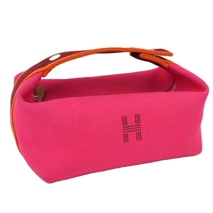 HERMES（エルメス） ブリッドアブラック ハンドバッグ キャンバス 