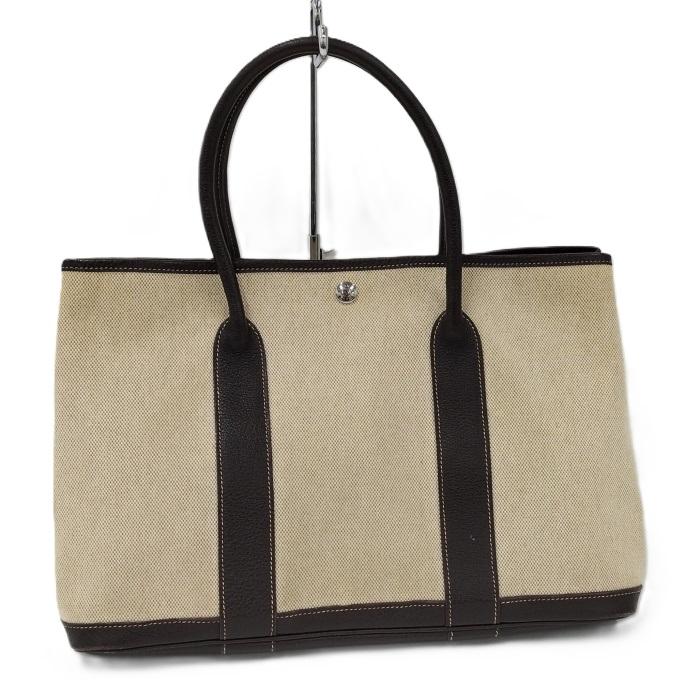 HERMES（エルメス） ガーデンパーティPM トートバッグ トワルアッシュ