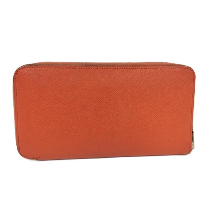 HERMES アザップロング シルクイン ラウンドファスナー長財布 ヴォー  